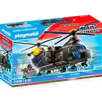 PLAYMOBIL 71149 City Action SWAT-Rettungshelikopter, Konstruktionsspielzeug 