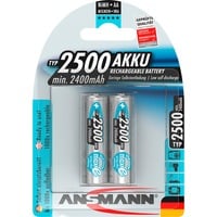 Ansmann maxE 2500mAh NiMh, Akku silber