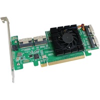 HighPoint SSD7580B PCIe 4.0x16 8x U.2P NVMe, Schnittstellenkarte 