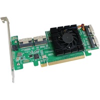 HighPoint SSD7580B PCIe 4.0x16 8x U.2P NVMe, Schnittstellenkarte
