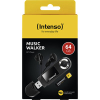 Intenso Music Walker, MP3-Player schwarz, 64 GB
