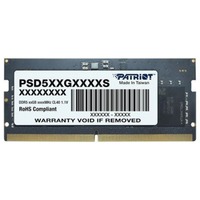 Patriot SO-DIMM 16 GB DDR5-4800, Arbeitsspeicher schwarz, PSD516G480081S, Signature