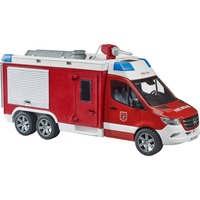 bruder 02680 Mercedes Benz Sprinter Feuerwehrrüstwagen, Modellfahrzeug inkl. Light + Sound Modul