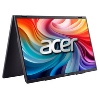 Acer PD163QT Dualer, portabler LED-Monitor 39.6 cm (15.6 Zoll), schwarz,  2x FullHD (1920x1080), IPS, USB-C, HDMI, Touch kompatibel