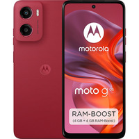 Motorola moto g05 64GB, Handy Plum Red, Android 15, Kunstleder, 4 GB