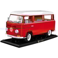 COBI Volkswagen T2a Camper Van Executive Edition, Konstruktionsspielzeug rot/weiß, Maßstab 1:12