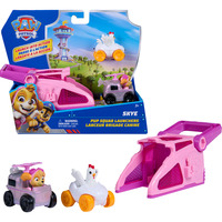 Spin Master Paw Patrol - Pup Squad Launcher mit Skye und Henrietta Fahrzeugen, Spielfahrzeug 