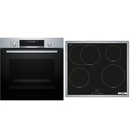 Bosch HBD675CS62 Serie 6, Backofen-Set schwarz/edelstahl
