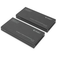 Digitus 4K HDBaseT HDMI KVM Extender Set, HDMI Verlängerung schwarz, 70 m