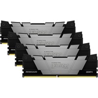 Kingston FURY DIMM 128GB DDR4-3200 (4x 32 GB) Quad-Kit, Arbeitsspeicher schwarz/silber, KF432C16RB2K4/128, FURY Renegade Black XMP, INTEL XMP