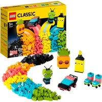 LEGO 11027 Classic Neon Kreativ-Bauset, Konstruktionsspielzeug 