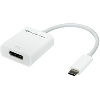 OWC USB Adapter, USB-C Stecker > DisplayPort Buchse weiß, 11cm