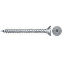 fischer Spanplattenschraube ClassicFast II 5,0x20 Senkkopf TX 500 Stück, mit Vollgewinde, verzinkt