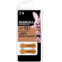 Duracell Hörgerätebatterie Hearing Aid 13 6 Stück, Größe 13
