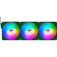 Thermaltake CT120 EX ARGB Sync PC Cooling Fan Racing Green, Gehäuselüfter grün, 3er-Pack, 120 mm
