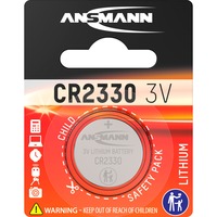 Ansmann Lithium Knopfzelle CR2330, Batterie 1 Stück