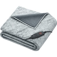 Beurer Wärmezudecke HD 75 Nordic Grey Green Planet , Heizdecke grau, 180 x 130 cm