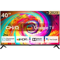 CHiQ L40G7B, LED-Fernseher 100 cm (40 Zoll), schwarz, FullHD, Triple Tuner, SmartTV, Chromecast built-in