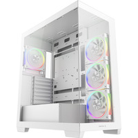 DeepCool CG580 4F V2 WH, Tower-Gehäuse weiß, Tempered Glass x 2