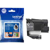 Brother Tinte schwarz LC-521BK 