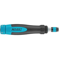 Hazet Drehmomentschraubendreher mit Standardgriff (6004CT-3) schwarz/blau, 0,02 - 0,3 Nm, 1/4" Bitaufnahme, Rundgriff