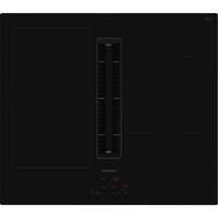 Siemens ED611BGA6, Autarkes Kochfeld schwarz, 60 cm, mit integriertem Dunstabzug
