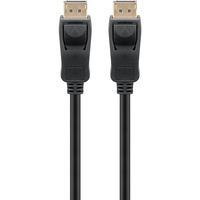 goobay Kabel DisplayPort 1.4 Stecker > DisplayPort Stecker schwarz, 2 Meter