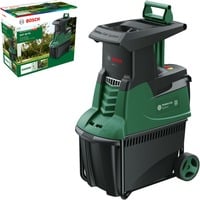 Bosch Heimwerken & Garten Leisehäcksler AXT 25 TC, Turbine-Cut grün/schwarz, 2.500 Watt