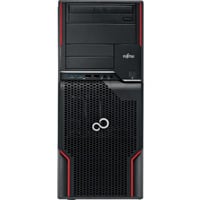 Fujitsu CELSIUS W520 Generalüberholt, PC-System schwarz/rot, Windows 10 Pro 64-Bit