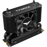Team Group T-Force GE Pro 4 TB, SSD schwarz/gold, PCIe 5.0 x4 | M.2 2280 | AirFlow I-Kühlkörper