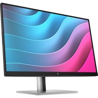 HP E24 G5, LED-Monitor 60.5 cm (23.8 Zoll), schwarz/silber, Full HD, IPS, DisplayPort, HDMI, USB-Hub, Pivot