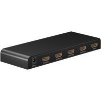 goobay HDMI Splitter 1 auf 4 (4K @ 30Hz) schwarz