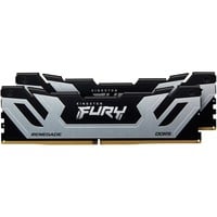 Kingston FURY CU-DIMM 48 GB DDR5-8400 (2x 24 GB) Dual-Kit, Arbeitsspeicher silber/schwarz, KF584CU40RSK2-48, FURY Renegade, INTEL XMP