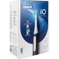  Oral-B iO Series 3 Matt Black mit Reiseetui, Elektrische Zahnbürste schwarz, Matt Black