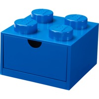 Room Copenhagen LEGO Schreibtischschublade 4 , Aufbewahrungsbox blau, Noppen