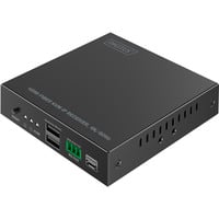 Digitus HDMI Fiber KVM IP Receiver, KVM-Switch schwarz, 4K/60Hz
