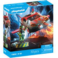 PLAYMOBIL 71832 Heroes: Helden-Multifunktionsfahrzeug, Konstruktionsspielzeug 