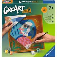 Ravensburger CreArt Do it together - Papagei, Malen