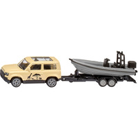 SIKU BLISTER Land Rover Defender "Safari" mit Boot, Modellfahrzeug 