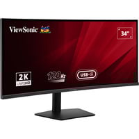 ViewSonic VA3420C, LED-Monitor 86.6 cm (34.1 Zoll), schwarz, UWQHD, IPS, HDMI, DP, USB-C, USB-Hub, 120Hz Panel