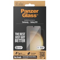 PanzerGlass Displayschutz, Schutzfolie transparent, Samsung Galaxy S24, EasyAligner