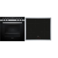 Siemens EQ522IB01, Herdset schwarz/silber