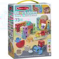 Spin Master Melissa & Doug - Blockables Stadt Spielset, Konstruktionsspielzeug 
