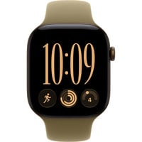 Apple Watch Series 12, Smartwatch bronze, Aluminium, 46 mm, Sportarmband Oliv S/M