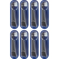 Braun Oral-B iO Sanfte Reinigung 8er, Aufsteckbürste schwarz, Für empfindliche Bereiche und gesünderes Zahnfleisch