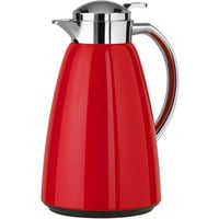 Emsa CAMPO Isolierkanne, 1 Liter rot/edelstahl, QUICK TIP Verschluss