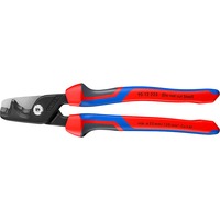 KNIPEX StepCut XL Kabelschere 95 12 225, Schneid-Zange rot/blau, Länge 225mm