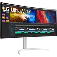 LG 38BQ85C-W, Gaming-Monitor 95.29 cm (37.5 Zoll), schwarz/weiß, QHD+, Curved, HDMI, DisplayPort, USB-C, Free-Sync