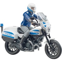 bruder bworld Scrambler Ducati Polizeimotorrad, Modellfahrzeug