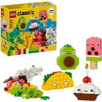 LEGO 11039 Classic Kreativer Snack Bauspaß, Konstruktionsspielzeug